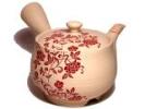 Trailing Rose Kyusu (handcrafted Kyusu: 380cc)