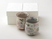 [Limited] IRODORI SAKURA - pair (handcrafted Teacup)