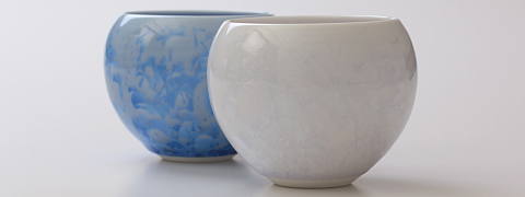 Sophisticated, Elegant Porcelain Yunomi & Matcha Bowl (Limited)
