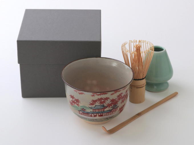 [Limited] BYODOIN - MOMIJI GESHIKI Matcha Starter Set