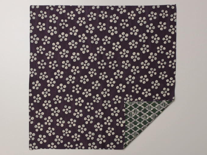 FUROSHIKI Wrapping Fabric - FUKUMUSUBI Purple