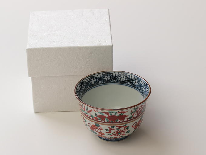 [Limited] HORI AKAE KACHOH (handcrafted Teacup: 130 ml)