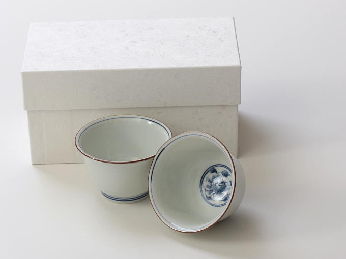 [Top Choice!] SOME KAMON Yunomi (handcrafted Teacup: pair)