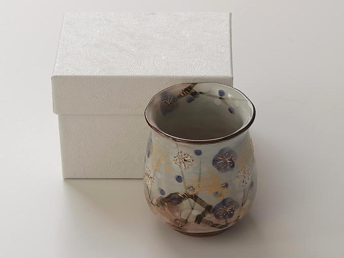 [Limited] KISSHOH UME - Blue (handcrafted Teacup: 160 ml)