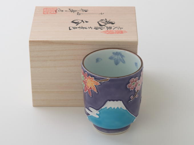 [Limited] KOHCHI FUJIKESHIKI Yunomi (handcrafted Teacup: 210m