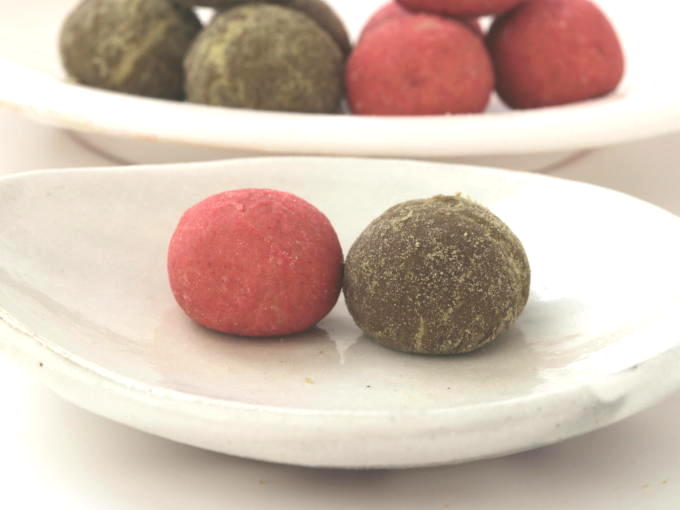 [Limited] KUZU Japanese Polvoron (Green Tea / Strawberry)