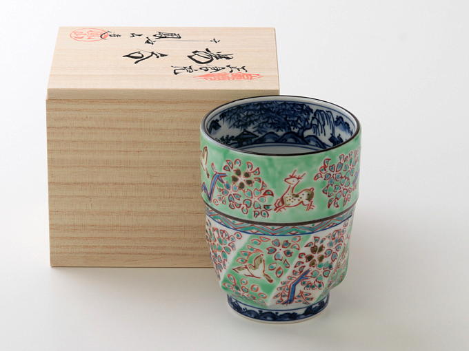 [Limited] SHOSOIN - Green (handcrafted Teacup: 200ml)