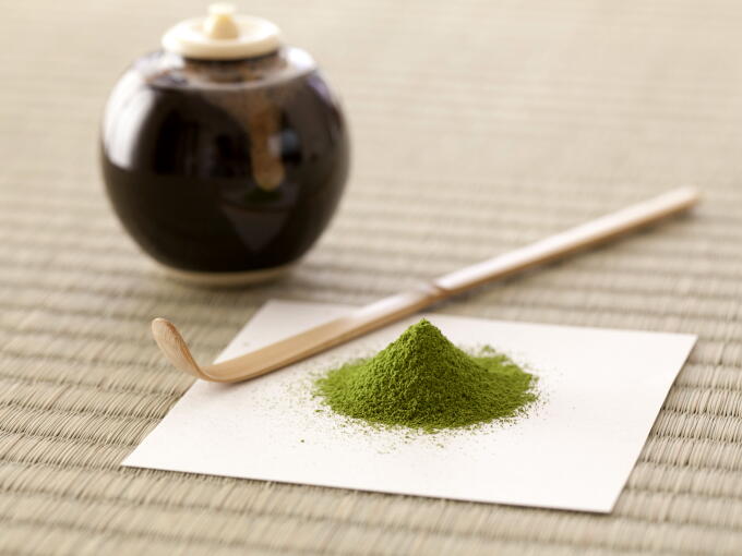 Shincha Matcha is a brighter color of green than regular Matcha because it is freshly harvested.