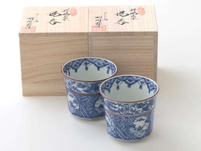 [Limited] SHONZUI SANSUI - pair (handcrafted Teacup)