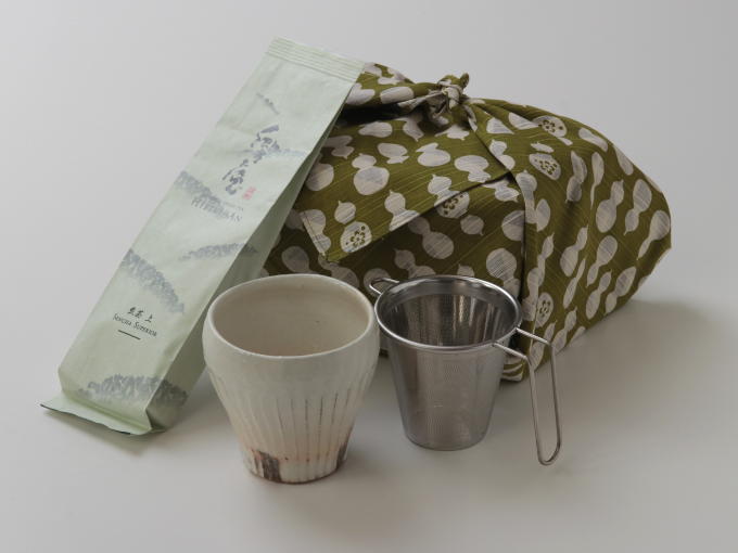 [NEW] FUROSHIKI Gift TETSUSAN & Strainer Set