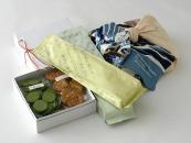 FUROSHIKI Gift MATCHA GENMAI SENBEI Set