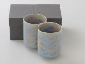 [Limited] HANA KESSHO Yunomi GINFUJI -pair (handcrafted)