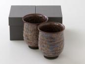 [Limited] HANA KESSHO Yunomi HAICHA - pair (handcrafted)