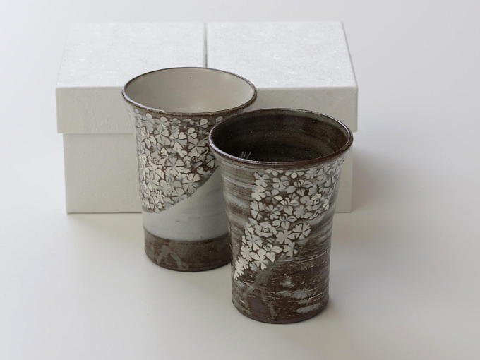 [Limited] INKA MON Multi-cup - pair (KURO / SHIRO)