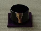 [KIRAI] KURO CHAWAN - KAGAYAKI (handcrafted Matcha Bowl)
