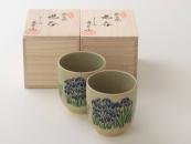 [RINPA] KAKITSUBATA ZU - pair (handcrafted teacup)