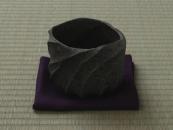 [Limited] KURO IWANAMI - TSUTSUGATA (handcrafted Matcha bowl)