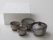 [Limited] MISHIMA KARAKUSA Hohin Set (handcrafted Tea Set)