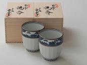 [Limited] OBI SANSUI Yunomi - pair (handcrafted Teacup)