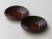 SEN SUJI CHATAKU (handcrafted saucer: pair)