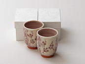 [Limited] SHINO HAKUBAI - pair (handcrafted Teacup)