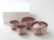 [Limited] SHINO SARASA Hohin Set (handcrafted Tea Set)