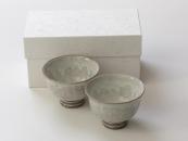 SHIRO INKA Yunomi (handcrafted Teacup: pair)