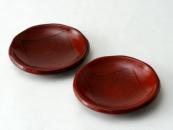 Vermilion Chataku (saucer: pair)