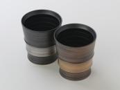 [Limited] WABI Cup - pair (KINSAI / GINSAI) (handcrafted Teacup)